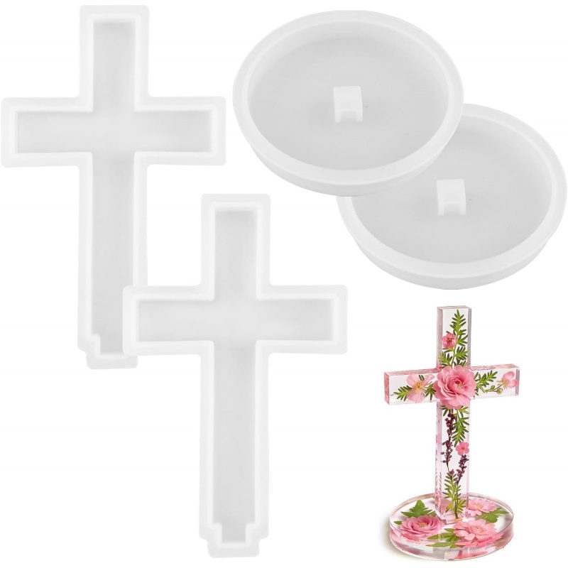 Candle Making Equipment - Deux moules en silicone avec une