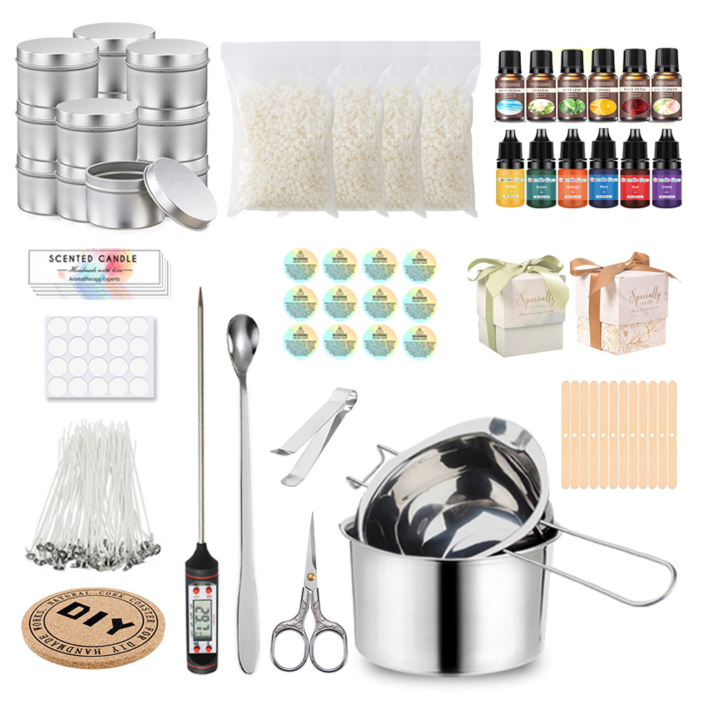 Candle Making Kit For Kids - Kit de mèches de pot verseur