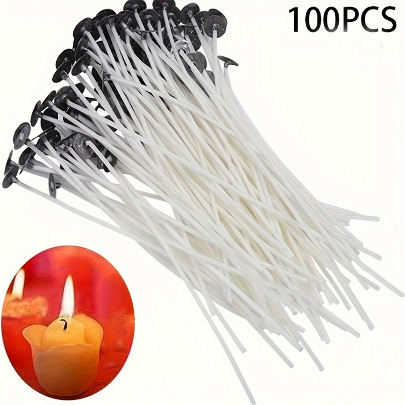 Mèches de bougies sans fumée d - Cotton Wick Pre Tabbed avis et prix
