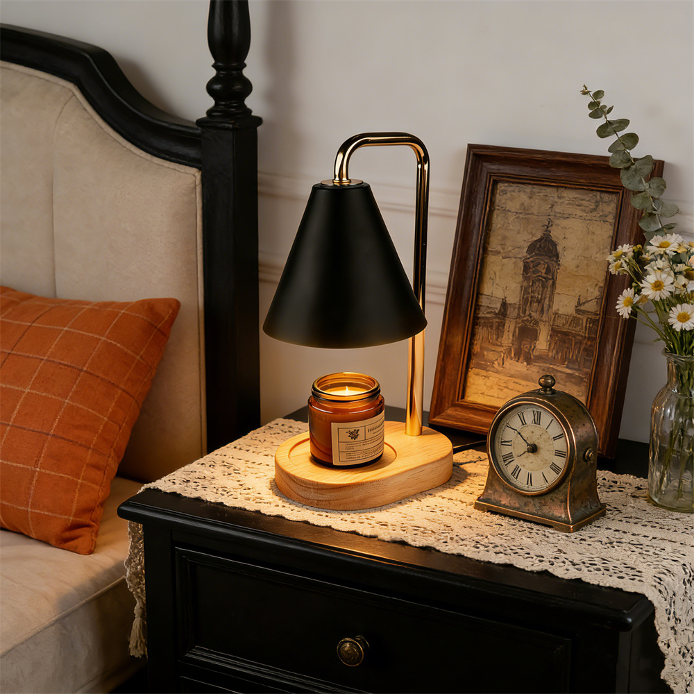 Lampe chauffe-bougie noire ave - Candle Making Wax Melter avis et prix
