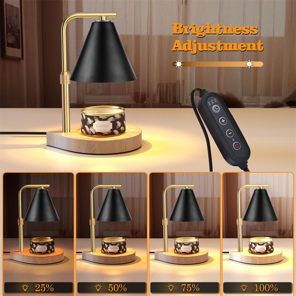 Lampe chauffe-bougie noire ave - Candle Making Wax Melter avis et prix