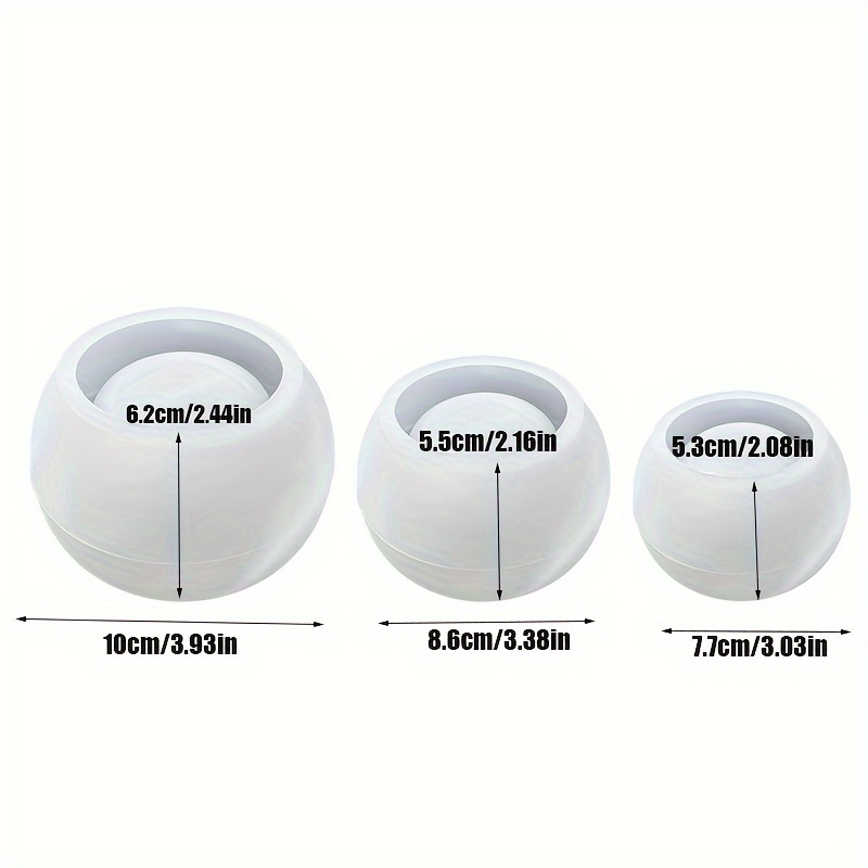 Lot de 3 moules en silicone ro - Candle Making Vessels avis et prix