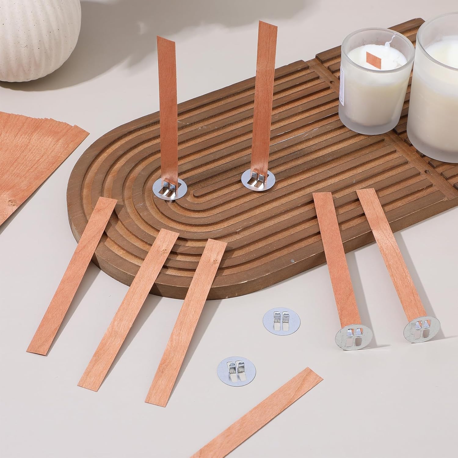 60 mèches en bois pour la fabr - Candle Making Kit For Kids avis et prix