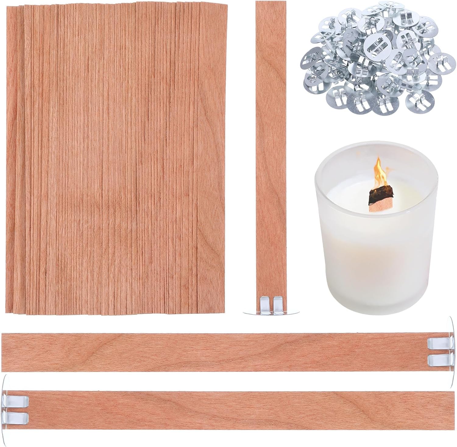 60 mèches en bois pour la fabr - Candle Making Kit For Kids avis et prix