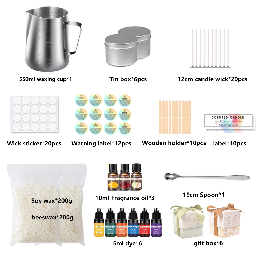 Kit de mèches de pot verseur d - Candle Making Kit For Kids avis et prix