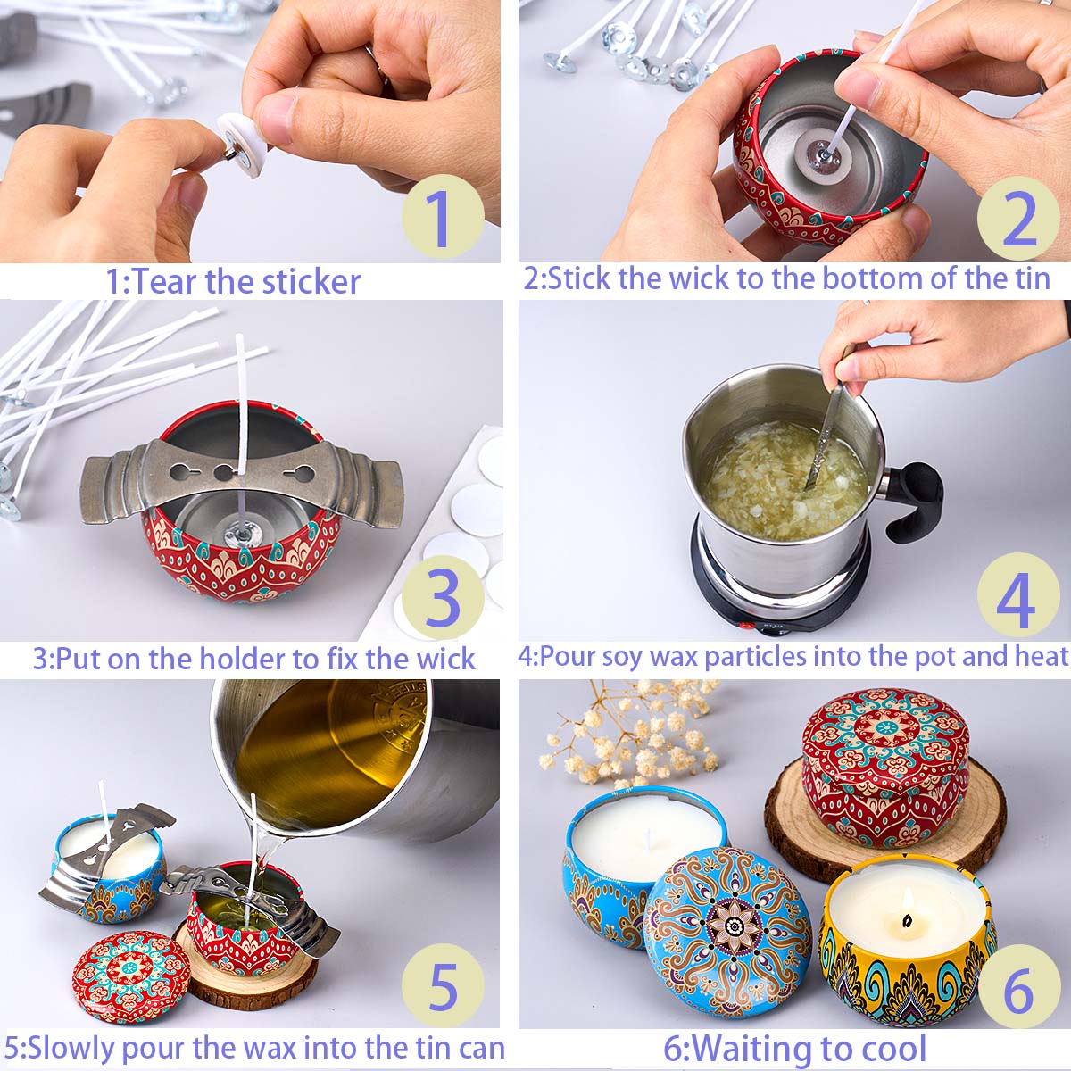 Kit d'outils pour la fabricati - Candle Making Kit For Kids avis et prix